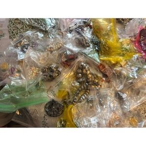 Elegant Gold and Silver Beaded Necklace